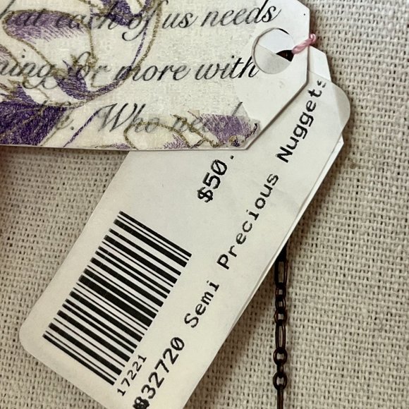 Faceted Semi-Precious Quartz 2 Strand Handmade Necklace One Of A Kind 21" - 24" - Picture 8 of 8